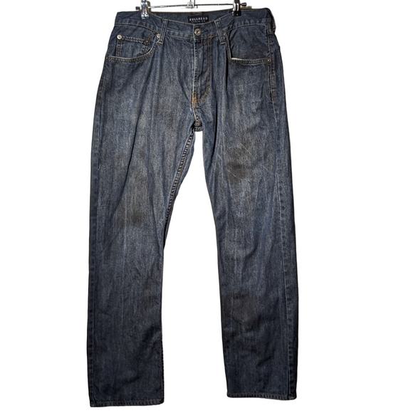 Bullhead Dark Wash Slim Straight Men's Jeans Size 34 X 32 - Picture 1 of 12